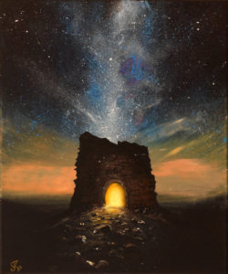 Sternentor I, 50cm x 60cm, Acryl