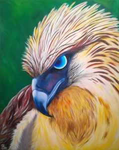 Philippinischer Adler, Acryl, 80cm x 100cm