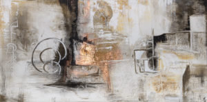 Bronzezeit, Mixed Media, 120cm x 60cm