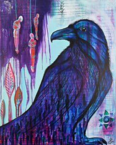 Soultaker, 80cm x 100cm , Acryl