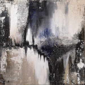 Winter, 80cm x 80cm, Mixed Media