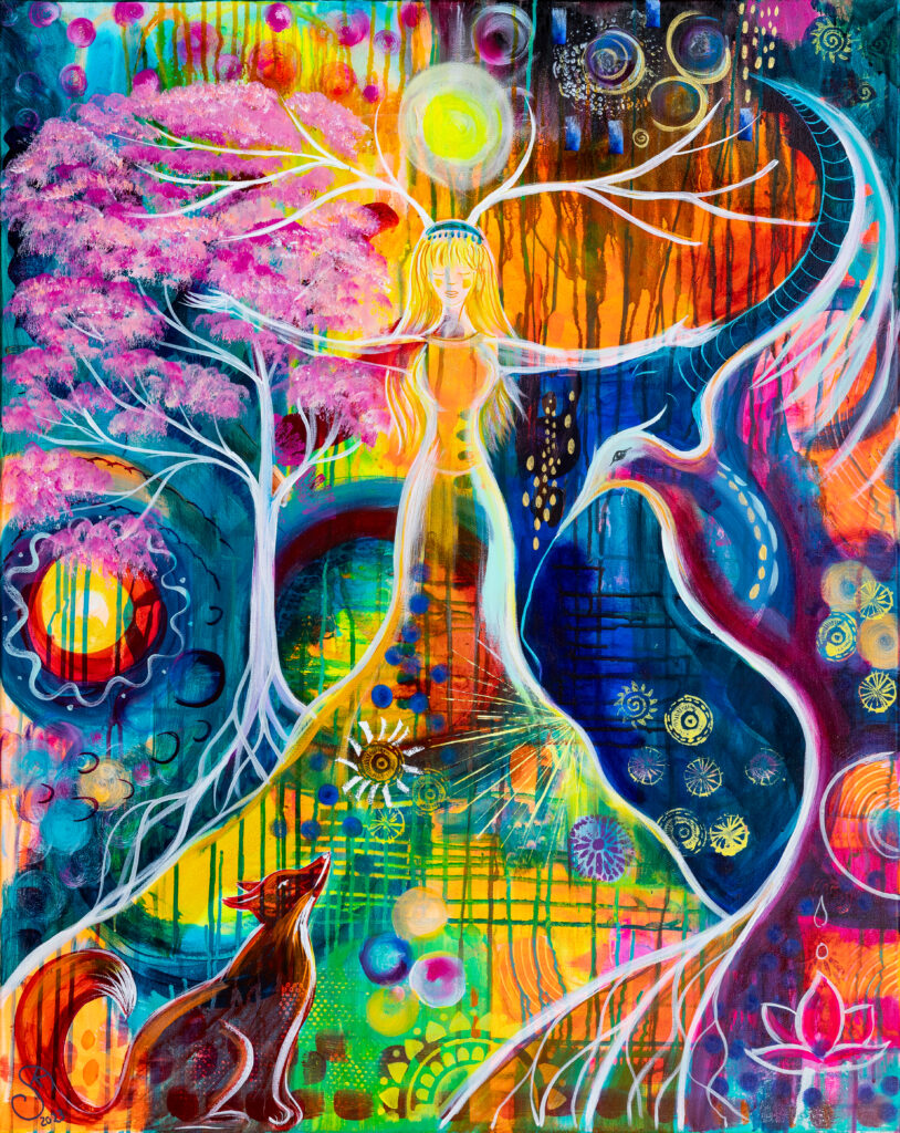 Finding Soul, 80cm x 100cm, Acryl